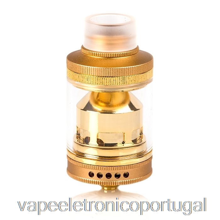 Vape Eletrônico Wake 24mm Rta Por Wake Mod Co. - Ouro Sem Poste